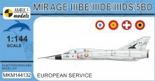 1/144 Dassault Mirage IIIBE/DE/DS/5BD European Service