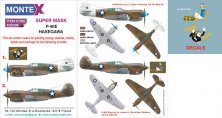 Montex Masques & D�cals P-40E Kittyhawk 1/32 Hasegawa