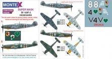 Montex Masques cabine Bf-109F-2 1/32 + d�cals Hasegawa