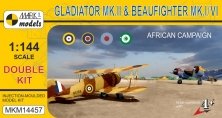 1/144 Gloster Gladiator Mk.II & Bristol Beaufighter Mk.IC/Mk.VIF