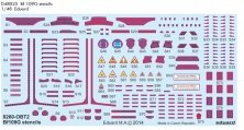 Decals 1/48 Bf 109G stencils