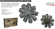Brassin 1/48 Sopwith Camel Le Rhone engine