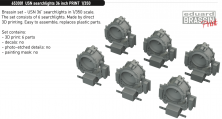 Brassin 1/350 USN searchlights 36 inch PRINT