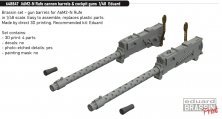 Brassin 1/48 A6M2-N Rufe cannon barrels & cockpit guns