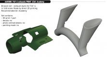 Brassin 1/48 F4F-4 exhaust for Academy