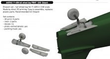 Brassin 1/48 P-40N tail wheel bay for Eduard