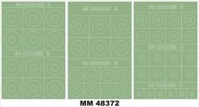 1/48 Raf Roundels Type B insignia and markings masks for