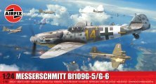 Airfix 1/24 Messerschmitt Bf-109G-5/G-6 Maquette Avion