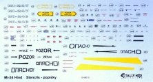 1/48 Mi-24 Stencils CZ