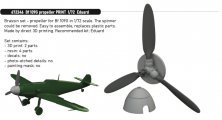 Brassin 1/72 Bf 109G propeller PRINT EDU