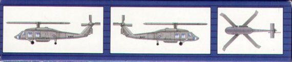Trumpeter Sikorsky SH-60F Ocean Hawk 1/350 x6