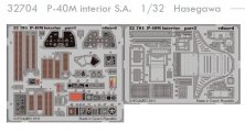 1/32 P-40M interior S.A. (Hasegawa)