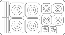 1/72 Roundels for Pzl P.24G Greek service