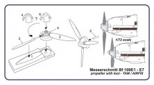 1/72 Bf 109E1-E7 propeller w/ tool (TAM/AIRFIX)