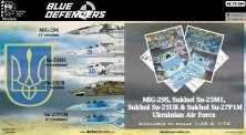 1/72 Blue Defenders: Ukrainian Mig-29, Su-25, Su-27