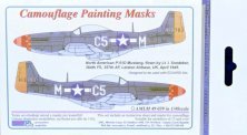 1/48 Camouflage masks N.A. P-51D Mustang