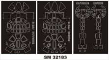 1/32 Consolidated B-24J Liberator. outside & inside masks