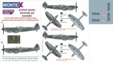 1/48 Supermarine Spitfire Mk.XVI canopy insignia masks & decals