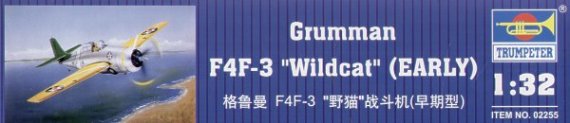 Trumpeter Grumman F4F-3 Wildcat Early Version 1/32