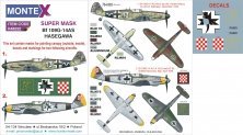 Montex 1/48 Bf-109G-14AS Masques et Decals Hasegawa