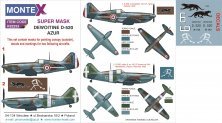 Montex 1/32 Dewoitine D.520 Masques Verri�re et Marquages
