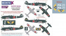 Montex 1/48 Nakajima Ki-84 Frank Masques Vernis
