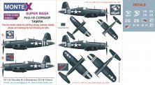 Montex 1/48 F4U-1D Corsair Masques Cadre Canop�e