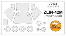 1/72 Zlin-42M + wheels masks