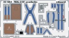 1/32 MiG-21F KM1 seatbelts (TRUMP)
