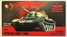 1/72 Type-62 Light Tank 3D resin printed kit