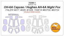 1/72 Bell OH-6A Cayuse / AH-6A Night Fox paint mask