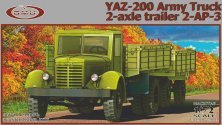 1/72 YAZ-200 Army truck with 2-axle trailer 2-AP-3