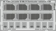 1/48 SET Lancaster B Mk.III Dambuster radiators HKM