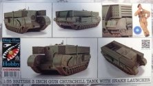 1/35 Churchill 3 inch Gun Carrier with 25+25 Snake Pipes & Bonus