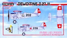 1/72 Dewoitine D.27 III. Swiss AF Silver Wings I