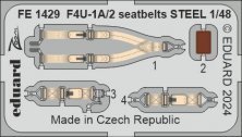 1/48 F4U-1A/2 seatbelts STEEL for Magic Factory