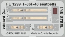 1/48 F-86F-40 seatbelts STEEL