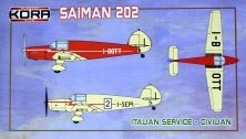 1/72 Saiman 202 Italian Civilian Service