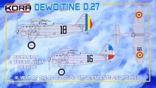 1/72 Dewoitine D.27 Romanian & Yugoslavian Service