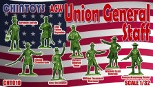 1/32 ACW/American Civil War Union General Staff. Abraham Lincoln