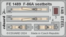 1/48 F-86A seatbelts STEEL for Clear Prop