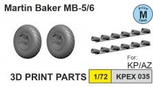 1/72 MB-5/6 wheels & exhausts for AZ parts