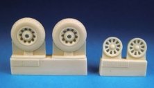 1/48 P-51 Mustang Hexagonal Tread Wheels