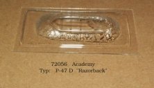 1/72 Vacu Canopy P-47 D Razorback (ACAD)