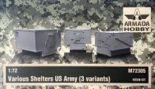 1/72 US Army Shelters 3 variants