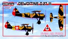 1/72 Dewoitine D.27 III. Swiss AF WWII Camouflage