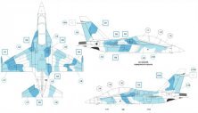 1/48 Yak-130 Camouflage Painting Mask