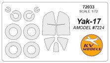 1/72 Yakovlev Yak-17 + wheels masks