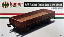 1/72 MAV Railway Carriage Open with low sidewall
