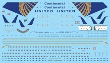1/144 Boeing 757-200/757-300 Continental / United